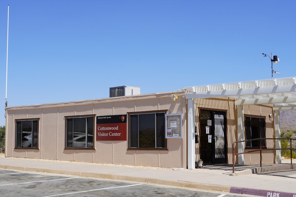 Cottonwood Visitor Center Building in Joshua Tree National Park