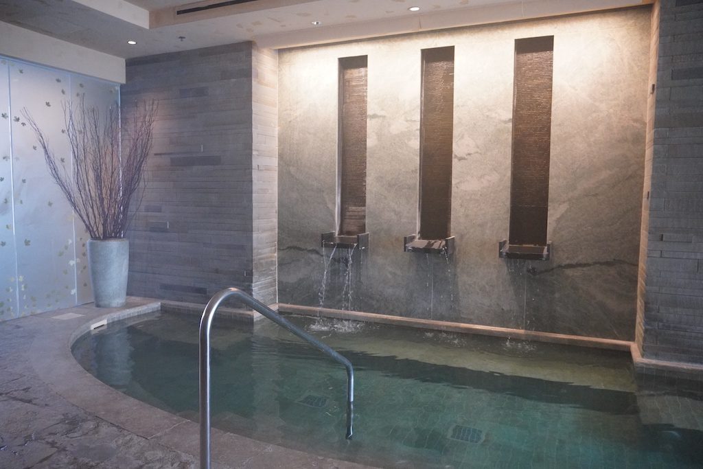Park Hyatt Beaver Creek - Spa - Tomo Travel & Camping パークハイアット・ビーバークリークのスパ内にある屋内有料ジャグジー