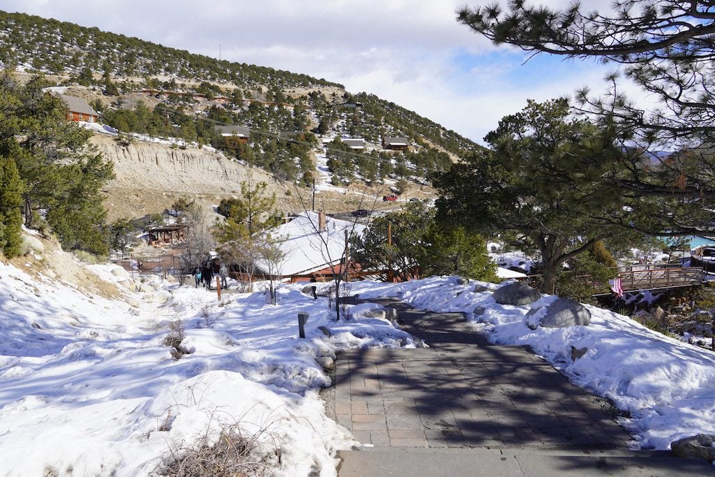 Mt.Princeton.Hot.Springs.Entrance - Tomo Travel & Camping Visitor center office at Dinkey Creek, California.