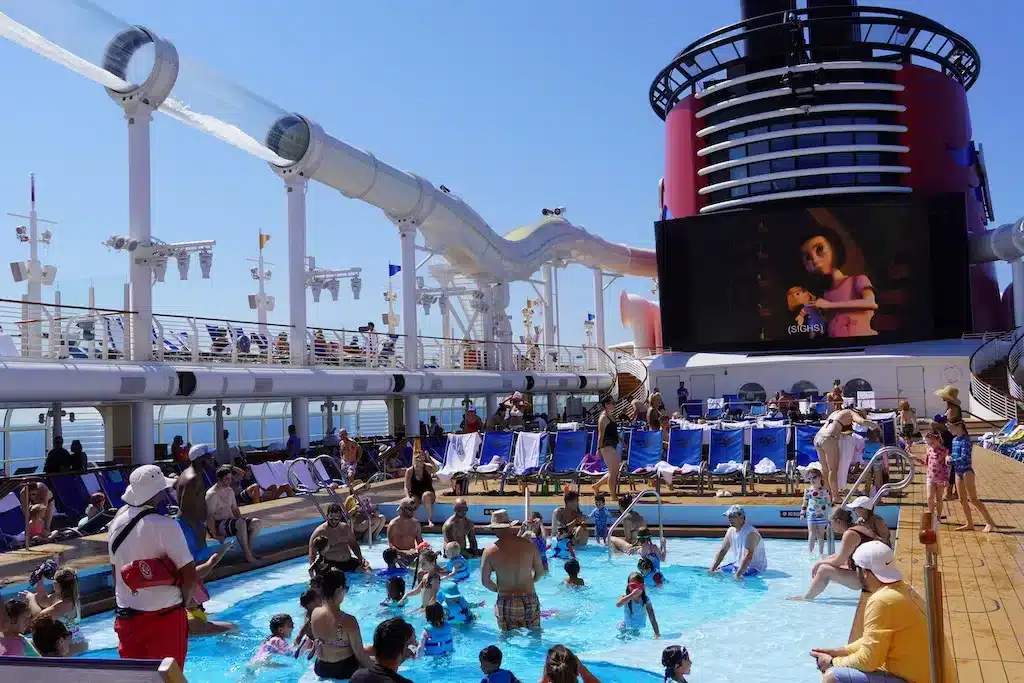 Modern shower room at Park Hyatt Beaver Creek.