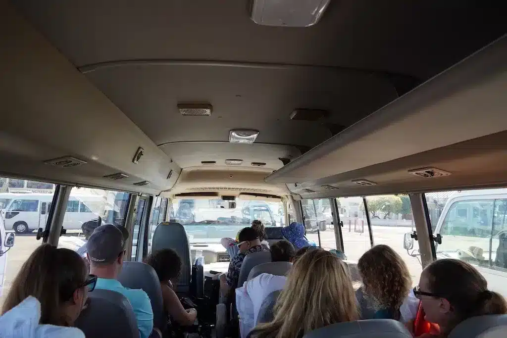 Modern shower room at Park Hyatt Beaver Creek.
