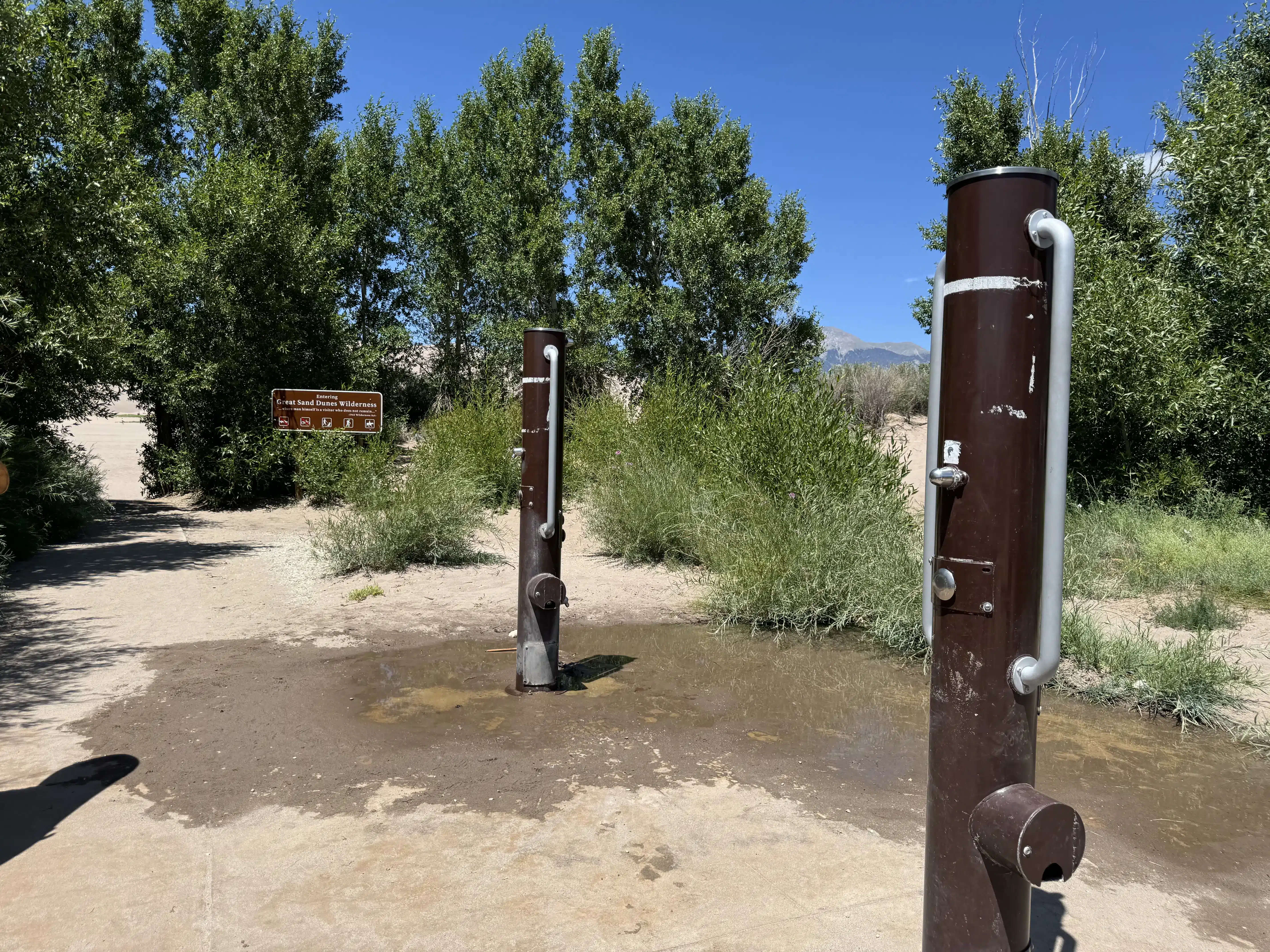 The map of Timber Creek Campground in Rocky National Park, Colorado