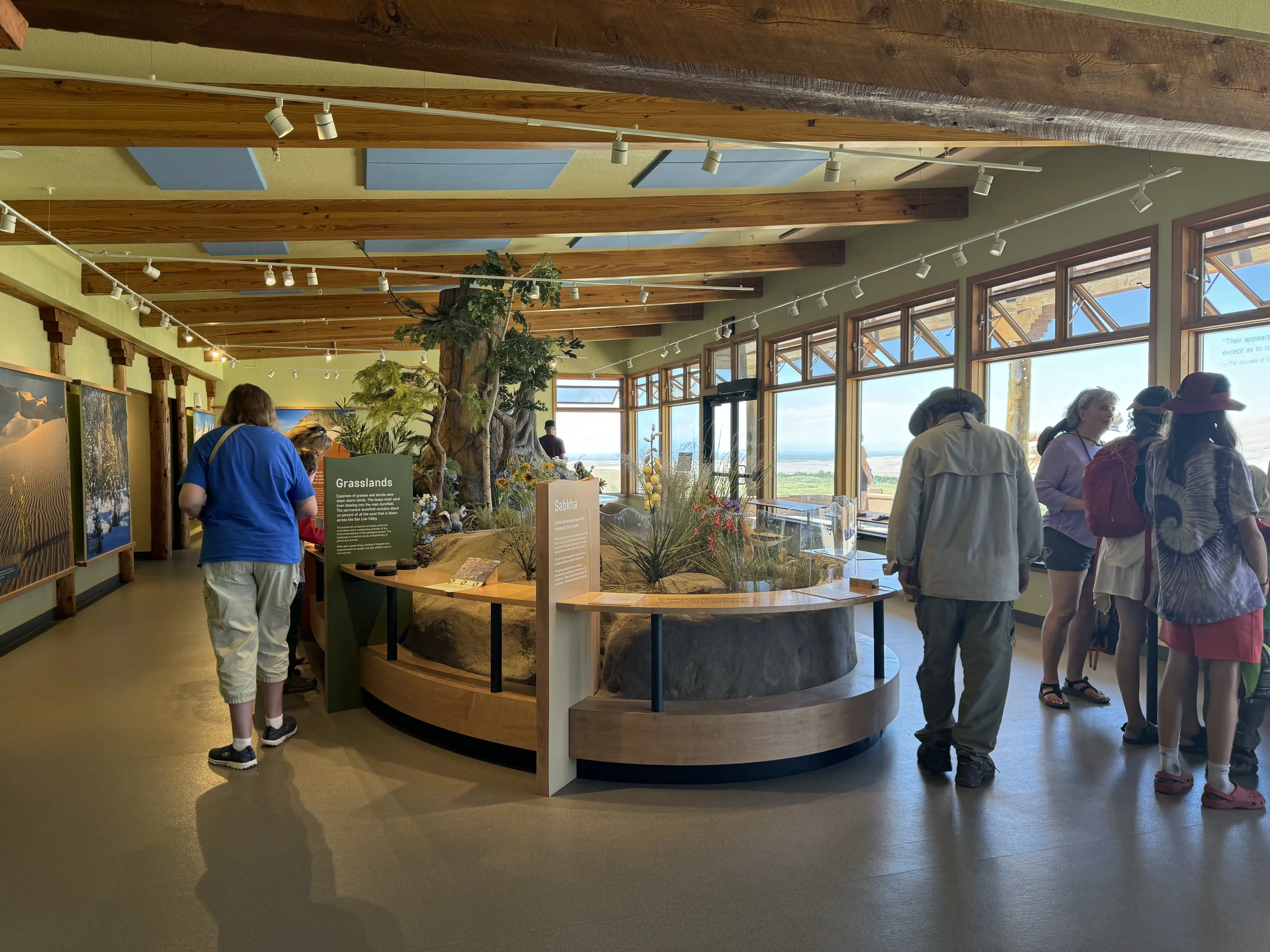 Wooden board sign of Rocky Mountain National Park