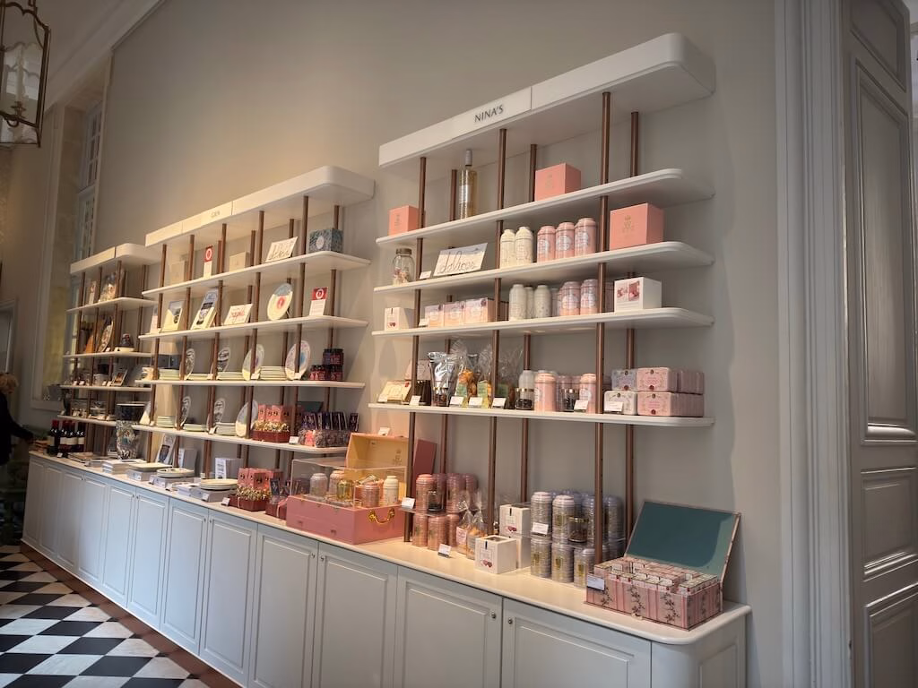 The Versailles Palace gift shop offers an array of exclusive items, including limited-edition products you can only find at Versailles.