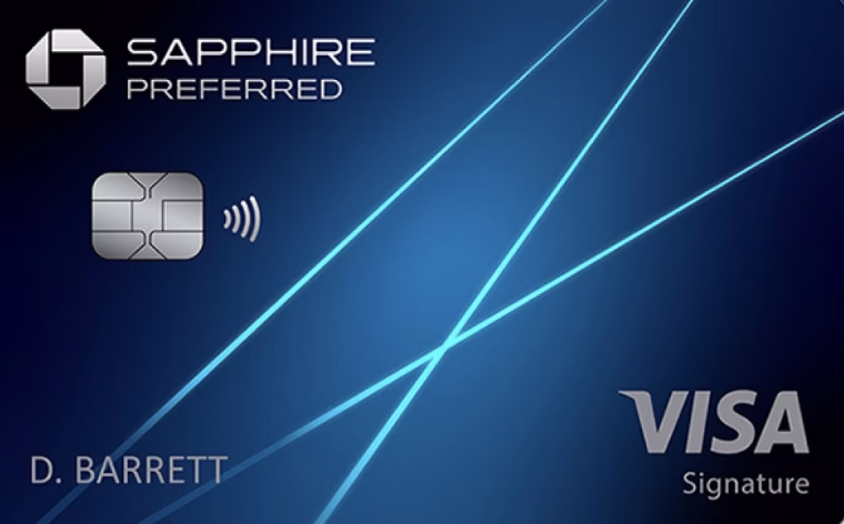 The Sapphire Preferred Card, Chase's most popular travel credit card.