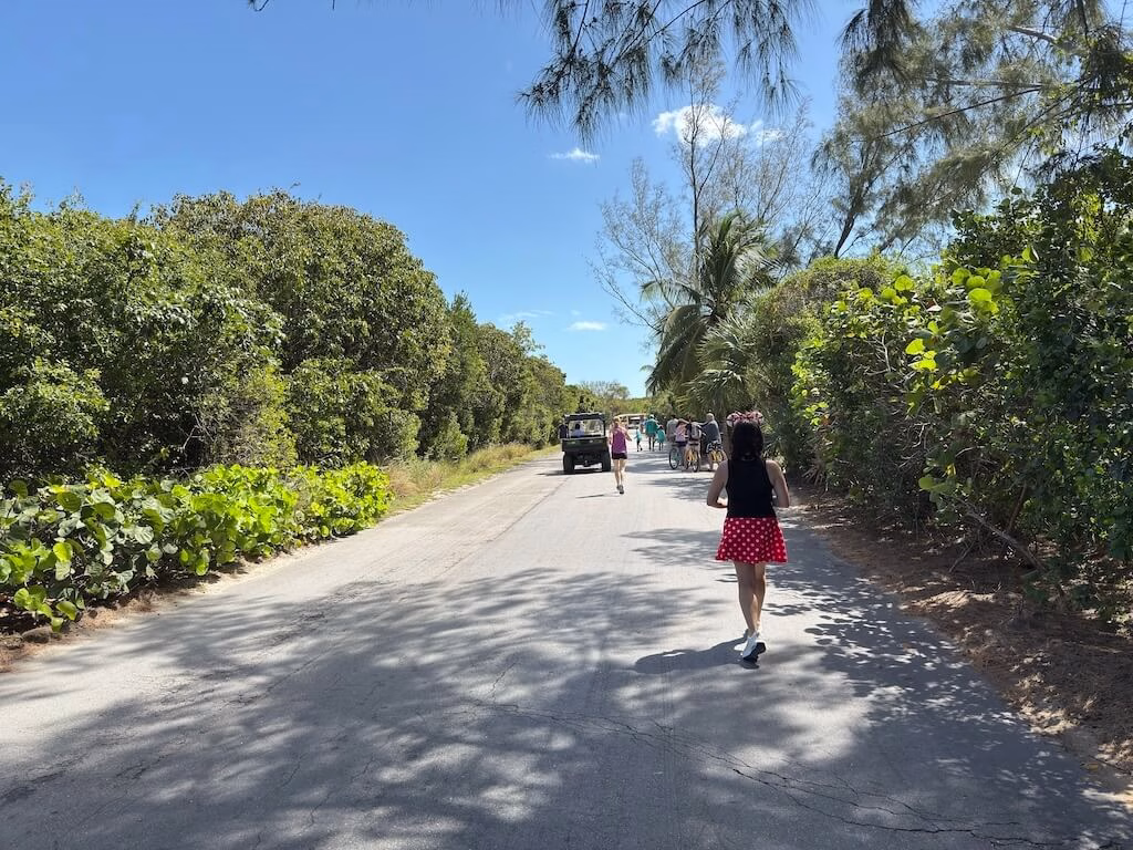 Castaway Cay exclusive medals for 5K runners.