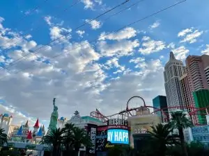 New York-New York Hotel and Hershey’s Chocolate World on the Las Vegas Strip — a family-friendly stop in Las Vegas with kids